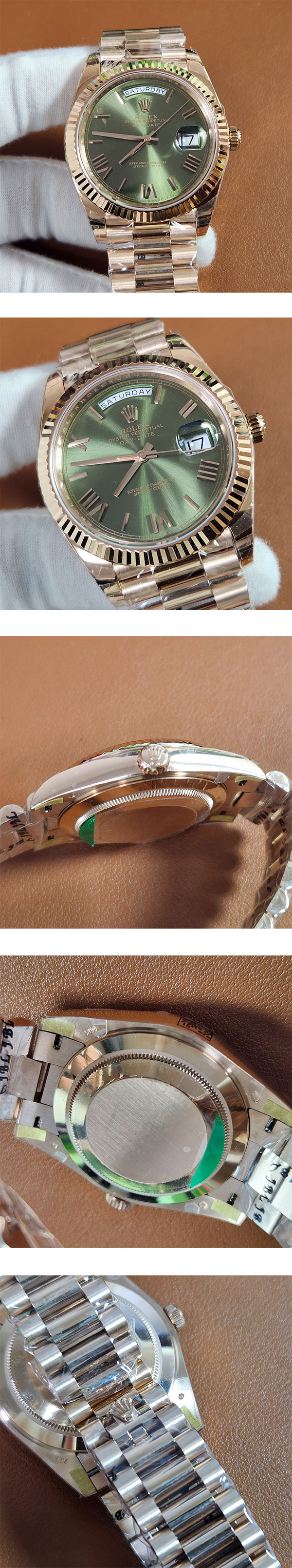 【XTメーカー オリーブグリーン  】ロレックス人気コピー デイデイト 40㎜ 228235